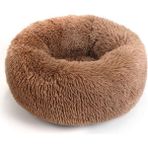 Tcherchi Evcil Hayvanlar Yuvarlak Peluş 60 cm Yatak (Yurt Dışından) - Kahverengi