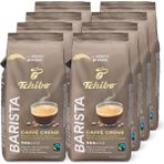 Tchibo Barista Caffe Crema Yumuşak Lezzetli Çekirdek Kahve 8 x 1000 gr Almanya Menşeli - 8 kg