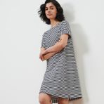 Tchibo Çizgili Jersey Elbise