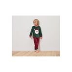 Tchibo Çocuk Niki Pijama, Noel Baba, Yeşil, 86-92 cm