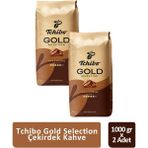 Tchibo Gold Selection Çekirdek Kahve 1000 gr x 2 Adet - 1 kg