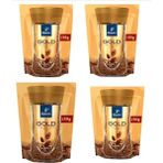 Tchibo Gold Selection Çözünebilir Kahve Ekonomik Paket 150G Dörtlü (150G x 4 Adet) - 250 gr - Öğütülmüş Filtre Kahve