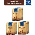 Tchibo Gold Selection Filtre Kahve 250 gr x 12 Adet - 1 Adet