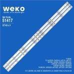 Tcl F40d4026 40'' 3 Adet Tv Led Bar (Tvnizi Açıp İçindeki Led Barla Birebir Aynısı Olduğunu Görmeden Almayınız. Sonrasında İade Almamaktay