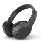 TCL MTRO200BT Mikrofonlu Kablosuz Kulak Üstü Kulaklık (Bluetooth 4.2, Ses Yalıtımı, Katlanabilir, Deri Kulak Yastığı, Entegre Uzaktan Kumanda ve Mikrofon, 20 Saat Çalma Süresi), Gölge Siyahı
