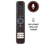 Tcl Rc833 Gub1 Netflıx-prıme Vıdeo-youtube -tl Channel -tl Home Web Tuşlu Ses Komutlu Lcd-led Tv Kumandası