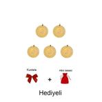 TCMB Darphane 5 Adet Yeni Kulplu Ziynet Çeyrek Altın