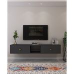TDA1501A- Zuzu Duvara Montaj Tv Stand 150CM Antrasit