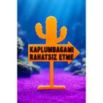 T×DEM Kaplumbaga Bahçesi için Kaplumbağamı Rahatsız Etme Dekoru ( Karma Renkler )