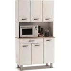 Tdesigno 120 cm Beyaz Amor Çok Amaçlı Mutfak Dolabı