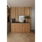Tdesigno 160 Cm Matcha 4 Kapaklı - 2 Çekmeceli Mutfak Alt Modül - Çok Amaçlı Dolap - Tezgah Dahil - Atlantikçam