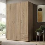 Tdesigno Ahu 20 cm 3 Kapaklı 2 Çekmeceli Gardırop