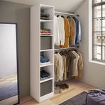 Tdesigno Alara Beyaz 150 cm Gardırop