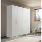 Tdesigno Almina 135 cm 3 Kapaklı Beyaz Gardırop