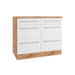 Tdesigno Aya Mutfak 6 Çekmeceli Alt Modül -90 cm - Çok Amaçlı Dolap -Tezgah Dahil