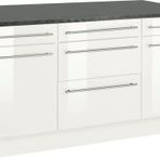 Tdesigno Dion Mutfak Alt Modül 160 Cm Antrasit - Tezgah Dahil