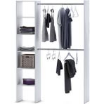 Tdesigno Efil Beyaz 140 CM Gardırop