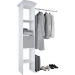 Tdesigno Eliz Beyaz 120 CM Gardırop