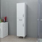 Tdesigno Gc Tudor Banyo Boy Dolabı-çok Amaçlı Dolap-kiler Dolabı 40 Cm Beyaz