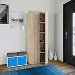 Tdesigno İlza Ayakkabılık - Çok Amaçlı Dolap - Kiler Dolabı - 80 Cm - Atlantikçam
