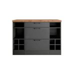 Tdesigno İyonya 3 Çekmeceli -Mutfak Dolabı-Çok Amaçlı Dolap-Alt Modül-120cm