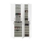 Tdesigno Keila Ayakkabılık - Çok Amaçlı Dolap - Kiler Dolabı - Beyaz - 120 cm