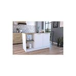 Tdesigno Kumsal Mutfak Adası - Beyaz-150 Cm