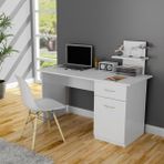 Tdesigno Lavanta Çalışma Masası - Beyaz - Y: 72 cm D: 50 cm G: 120 cm