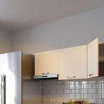 Tdesigno Melodi 200 cm Beyaz Üst Mutfak Dolabı