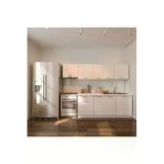 Tdesigno Nevra 260 CM Beyaz Mutfak Dolabı