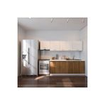 Tdesigno Oya 260 CM Ceviz Beyaz Mutfak Dolabı