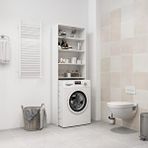 Tdesigno Pamir Banyo Dolabı-çok Amaçlı-çamaşır Makinesi Dolabı-wc Üstü Dolap beyaz