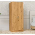 Tdesigno Sahar Giyinme Dolabı - Çok Amaçlı Dolap - Gardırop 60 Cm-2 Kapaklı - Atlantikçam Çok Renkli
