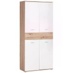Tdesigno Tartu Ayakkabılık - Çok Amaçlı Dolap - Atlantikçam-Beyaz - 80 Cm