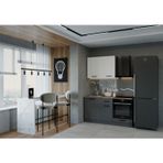 Tdesigno Tdesıgno Venüs Mutfak 160 Cm Antrasit-Beyaz