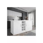 Tdesigno WANDA 2 KAPAKLI MUTFAK ADASI - ÇOK AMAÇLI DOLAP - HAZIR MUTFAK DOLABI - ERZAK - KİLER DOLABI