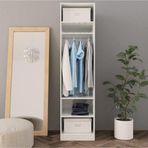 Tdesigno Yen Açık Giyinme Dolabı - Çok Amaçlı Dolap - Gardırop 40 Cm