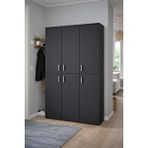 Tdesigno Zeyna Ayakkabılık - Çok Amaçlı Dolap - Kiler Dolabı - 120 Cm - Antrasit