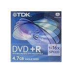 TDK DVD + R4MED DVD + R 4.7 GB Kaydedilebilir DVD