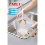 TE Dükkan Buğz ( 2 Adet ) Çok Amaçlı Pratik Kaydırmaz 45 cm x 3 Metre Raf Örtüsü (Mutfak-Dolap Içi-Buzdolabı )