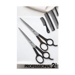 TE Dükkan Buğz Bx Berber Makası 2 Adet Profesyonel 6.5 Inç Çelik