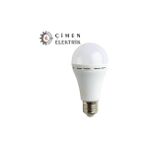 TE Dükkan Buğz Noas YL95 0711 7W Şarjlı LED Ampul 6400K Beyaz Işık E27 Duy