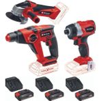 Te-Hd 18/12 Matkap Tc-Ag 18/115 Avuç Taşlama Te-Cı 18 Bl Torklu Vidalama 3X2.5AH Akülü Set