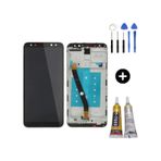 Te Huawei Mate 10 Lite Uyumlu Çıtalı Servis Lcd Ekran Dokunmatik + Montaj Seti