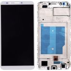 Te Huawei Y7 2018 Uyumlu Çıtalı A Kalite Lcd Ekran Dokunmatik Beyaz