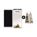 Te Huawei Y7 2018 Uyumlu Oled Lcd Ekran Dokunmatik Beyaz + B7000