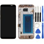 Te Samsung S8 Plus G955f Uyumlu Çıtalı Lcd Ekran Gold + Tamir Seti