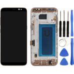 Te Samsung S8 Plus G955f Uyumlu Çıtalı Lcd Ekran Servis Gold
