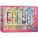 Tea Cups Boxes Eurographic 1000 Piece Jigsaw Puzzle