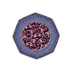 Tea Delight Blooming Baroque Mor Tekli Ekmek Tabağı 17CM - Pembe - Beyaz - yok